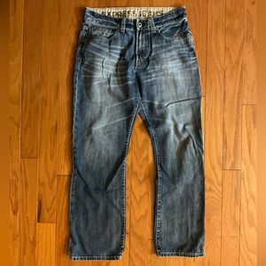 Men’s Express Jeans Loose Fit Zipper 🪰 Blue Jeans!